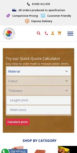 Mobile page screenshot