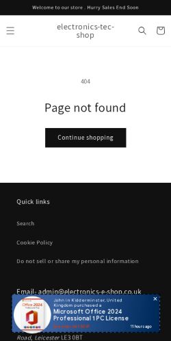 Mobile page screenshot