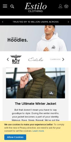 Mobile page screenshot