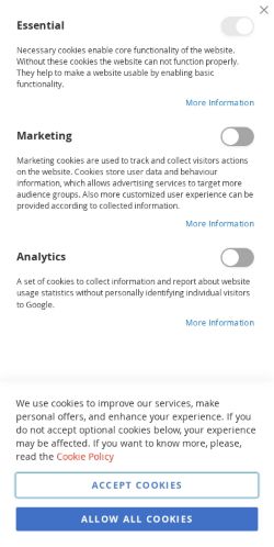Mobile page screenshot
