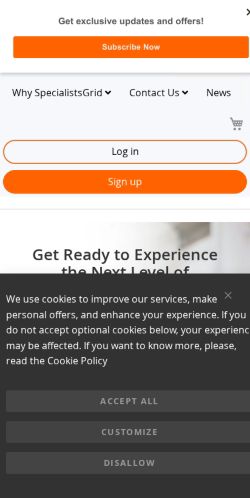 Mobile page screenshot