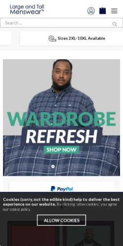 Mobile page screenshot