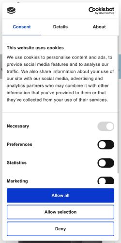 Mobile page screenshot
