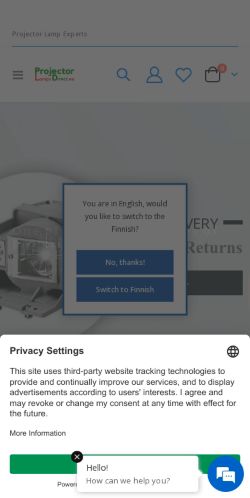 Mobile page screenshot