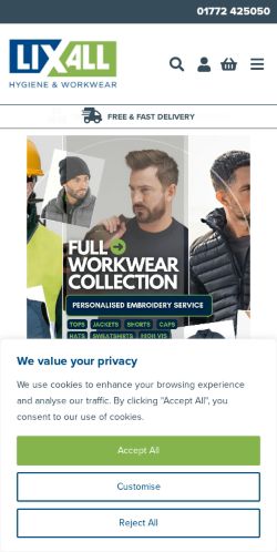 Mobile page screenshot