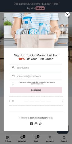 Mobile page screenshot