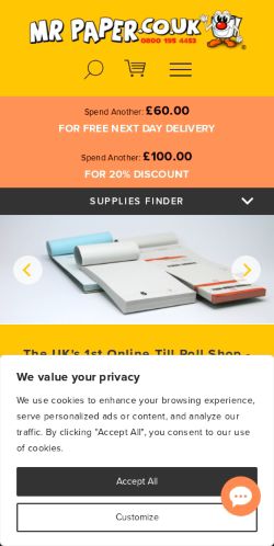 Mobile page screenshot