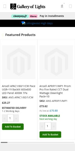 Mobile page screenshot
