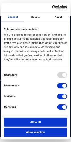 Mobile page screenshot