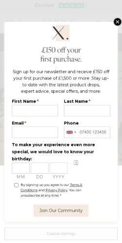 Mobile page screenshot