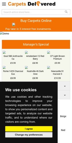 Mobile page screenshot