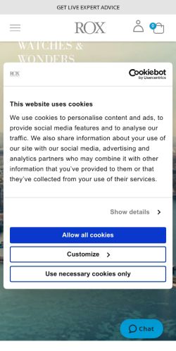 Mobile page screenshot