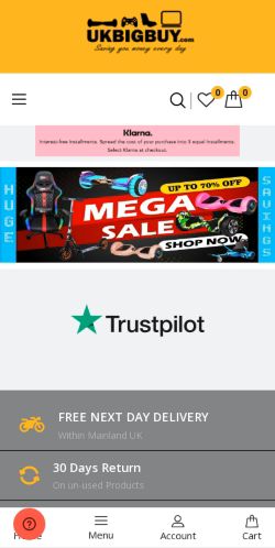 Mobile page screenshot