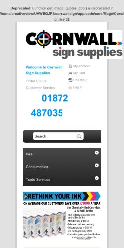 Mobile page screenshot