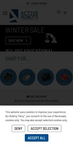 Mobile page screenshot