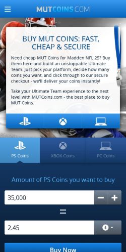 Mobile page screenshot