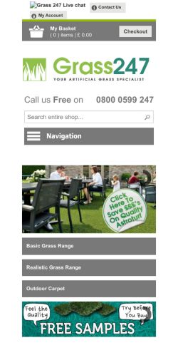 Mobile page screenshot