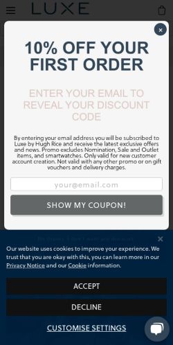 Mobile page screenshot