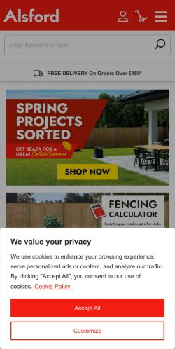 Mobile page screenshot