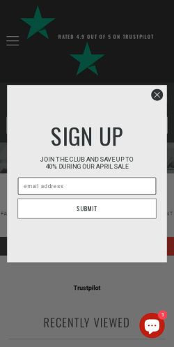 Mobile page screenshot