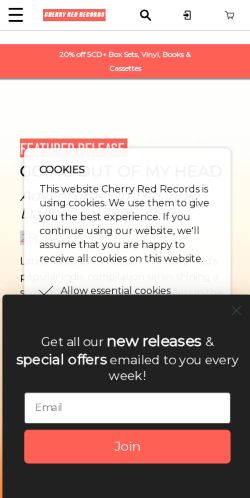 Mobile page screenshot