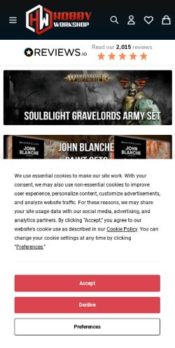 Mobile page screenshot
