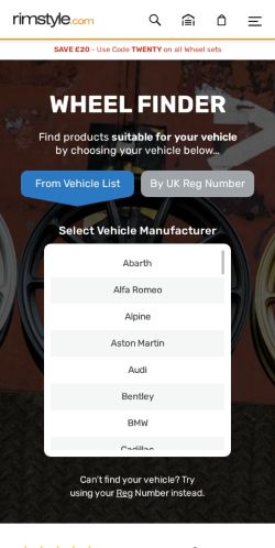 Mobile page screenshot