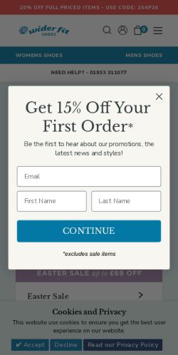 Mobile page screenshot