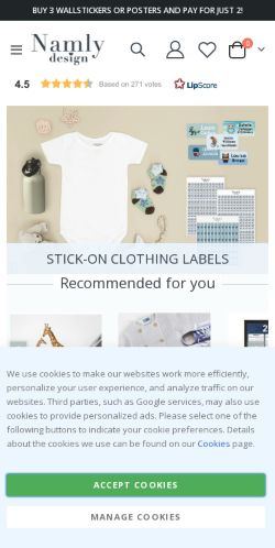 Mobile page screenshot