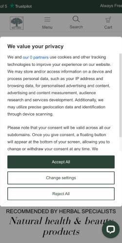 Mobile page screenshot