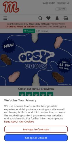 Mobile page screenshot