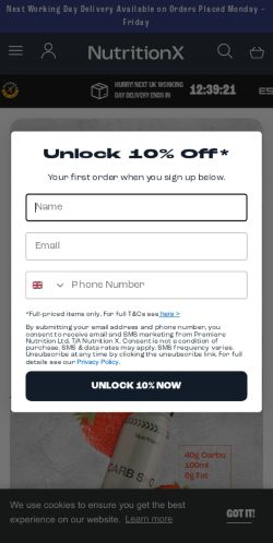 Mobile page screenshot