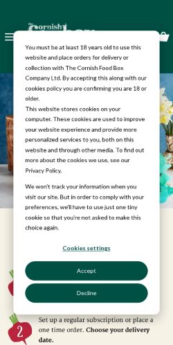 Mobile page screenshot