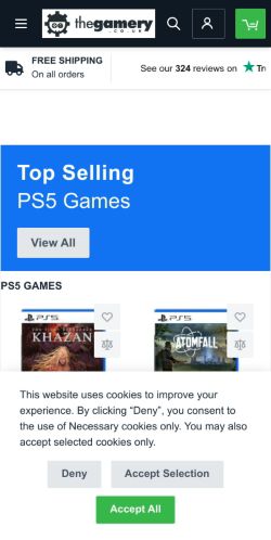Mobile page screenshot
