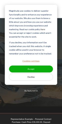 Mobile page screenshot