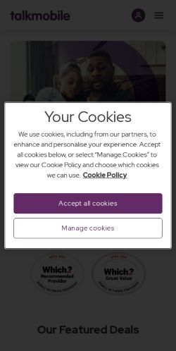 Mobile page screenshot