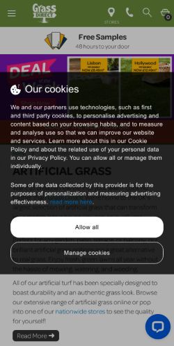Mobile page screenshot