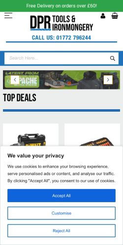 Mobile page screenshot