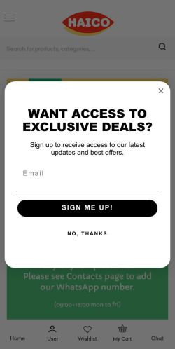Mobile page screenshot