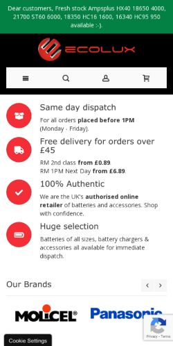 Mobile page screenshot