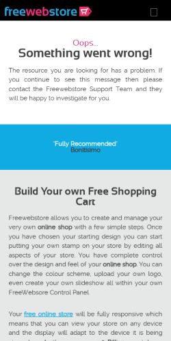 Mobile page screenshot