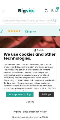 Mobile page screenshot