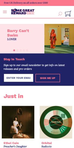 Mobile page screenshot