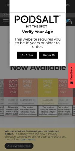 Mobile page screenshot