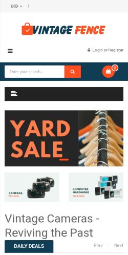Mobile page screenshot