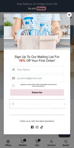 Mobile page screenshot