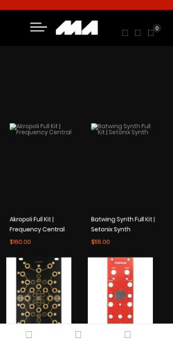 Mobile page screenshot
