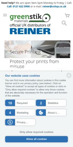 Mobile page screenshot