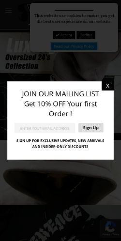 Mobile page screenshot