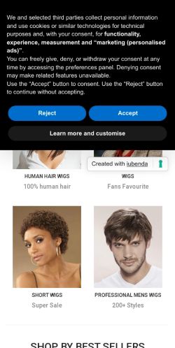 Mobile page screenshot
